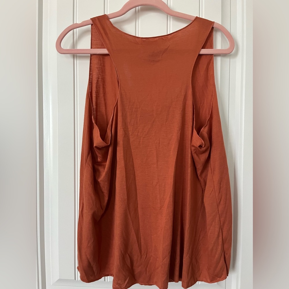 American Rag Racerback Tank Top. Raw Edge. Plus Size 1X - Picture 4 of 4
